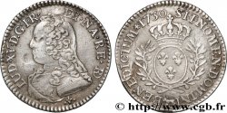 LOUIS XV DIT LE BIEN AIMÉ Cinquième d’écu aux branches d’olivier, buste habillé 1730 Pau TB/TTB