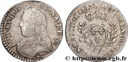 LOUIS XV DIT LE BIEN AIMÉ Vingtième d’écu aux branches d’olivier, buste habillé 1727 Pau TTB+