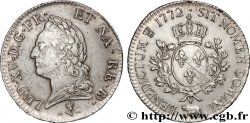 LOUIS XV DIT LE BIEN AIMÉ Écu aux branches d’olivier, buste lauré 1772 Pau SUP