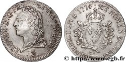 LOUIS XV  THE WELL-BELOVED  Écu aux branches d’olivier, buste lauré 1774 Pau fVZ