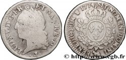 LOUIS XV DIT LE BIEN AIMÉ Demi-écu aux branches d’olivier, buste lauré 1774 Pau TB/TB+