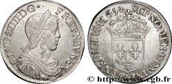 LOUIS XIV &nbsp;THE SUN KING&nbsp; Demi-écu, portrait à la mèche longue 1652 Tours