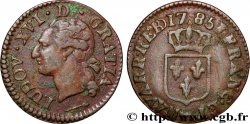 LOUIS XVI Liard dit  à l écu  de Béarn 1785 Pau TTB