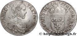 LOUIS XIV LE GRAND OU LE ROI SOLEIL Écu, portrait à la mèche longue 1648 Toulouse SUP