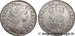 LOUIS XV DIT LE BIEN AIMÉ Écu dit  de France-Navarre  1718 Rouen SUP