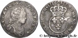 LOUIS XV DIT LE BIEN AIMÉ Dixième d écu dit “vertugadin” 1716 Perpignan