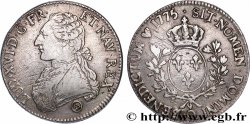 LOUIS XVI Écu aux branches d olivier 1775 Perpignan