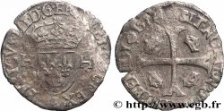 HENRI III Douzain aux deux H, 3e type n.d. Rouen