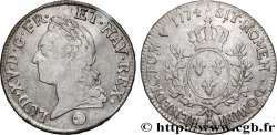 LOUIS XV &nbsp;THE WELL-BELOVED&nbsp; Écu aux branches d’olivier, buste lauré 1774 Perpignan