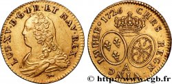 LOUIS XV DIT LE BIEN AIMÉ Louis d or aux écus ovales, buste habillé 1726 Paris
