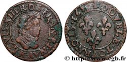 LOUIS XIII  Double tournois 1611 Bordeaux