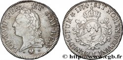LOUIS XV DIT LE BIEN AIMÉ Écu aux branches d’olivier, buste lauré 1774 Bayonne