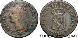 LOUIS XVI Liard dit &nbsp;à l&nbsp;écu&nbsp; 1785 Bayonne