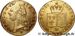 LOUIS XVI Double louis d’or aux écus accolés 1788 Bordeaux TTB+/SUP