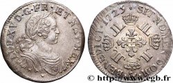 LOUIS XV DIT LE BIEN AIMÉ Écu à la croix fleurdelisée couronnée et aux huit L 1725 Aix-en-Provence SUP
