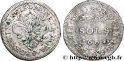 LOUIS XIV LE GRAND OU LE ROI SOLEIL XXX sols 1685 Strasbourg TTB+