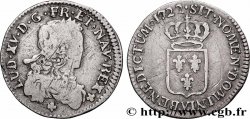 LOUIS XV DIT LE BIEN AIMÉ Sixième d&nbsp;écu de France 1722 Troyes