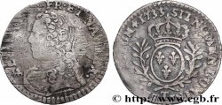LOUIS XV DIT LE BIEN AIMÉ Vingtième d’écu aux branches d’olivier, buste habillé 1733 Nantes TB+