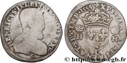 HENRI II Demi-teston à la tête nue, 1er type 1555 Bayonne