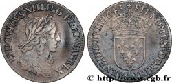 LOUIS XIII LE JUSTE Douzième d&nbsp;écu, buste drapé et cuirassé (2e buste de Jean Warin) 1643 Paris, Monnaie de Matignon