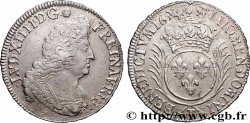 LOUIS XIV &nbsp;THE SUN KING&nbsp; Demi-écu aux palmes 1694 Nantes XF