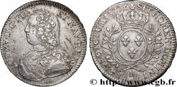 LOUIS XV &nbsp;THE WELL-BELOVED&nbsp; Demi-écu aux branches d&nbsp;olivier, buste habillé 1726 La Rochelle VF/XF