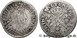 LOUIS XIV &nbsp;THE SUN KING&nbsp; Cinq sols aux insignes 1704 Strasbourg
