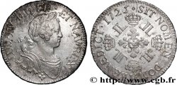 LOUIS XV THE BELOVED Écu à la croix fleurdelisée couronnée et aux huit L 1725 Troyes