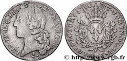 LOUIS XV &nbsp;THE WELL-BELOVED&nbsp; Cinquième d’écu aux branches d’olivier, tête ceinte d’un bandeau 1758 Pau VF