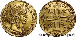 LOUIS XIII LE JUSTE Demi-louis d&nbsp;or aux huit L (effigie de Jean Warin) 1642 Paris, Monnaie du Louvre