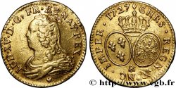 LOUIS XV DIT LE BIEN AIMÉ Louis d&nbsp;or aux écus ovales, buste habillé 1727 Aix-en-Provence TB+