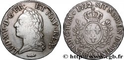 LOUIS XV &nbsp;THE WELL-BELOVED&nbsp; Écu aux branches d’olivier, buste lauré 1772 Bordeaux SS
