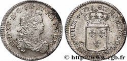 LOUIS XV &nbsp;THE WELL-BELOVED&nbsp; Tiers d&nbsp;écu de France 1721 Tours fST/VZ