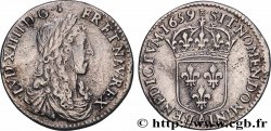 LOUIS XIV LE GRAND OU LE ROI SOLEIL Douzième d&nbsp;écu, portrait apollinien 1659 Paris