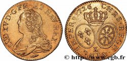 LOUIS XV DIT LE BIEN AIMÉ Louis d&nbsp;or aux écus ovales, buste habillé 1726 Amiens
