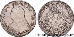 LOUIS XV DIT LE BIEN AIMÉ Écu aux branches d&nbsp;olivier, buste habillé 1733 Pau
