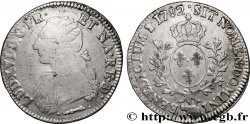 LOUIS XVI Écu aux branches d&nbsp;olivier 1782 Pau