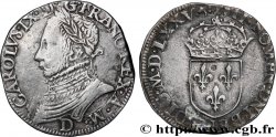 HENRI III. MONNAYAGE AU NOM DE CHARLES IX Teston, 11e type 1575 Lyon