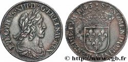 LOUIS XIII LE JUSTE Quart d&nbsp;écu, buste drapé et cuirassé (2e buste de Jean Warin) 1643 Paris, Monnaie de Matignon TTB+