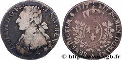 LOUIS XVI Cinquième d&nbsp;écu aux branches d&nbsp;olivier 1777 Paris