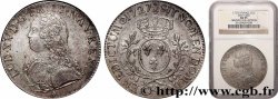 LOUIS XV DIT LE BIEN AIMÉ Écu aux branches d&nbsp;olivier, buste habillé 1727 Bordeaux
