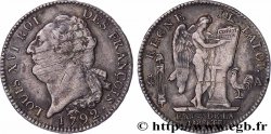 LOUIS XVI Écu au génie 1792 Paris XF/AU