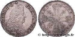 LOUIS XIV &nbsp;THE SUN KING&nbsp; Écu aux huit L, 1er type 1692 Riom XF/AU