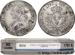 LOUIS XVI Écu aux branches d&nbsp;olivier 1791 Paris SUP