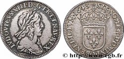 LOUIS XIII Douzième d&nbsp;écu, buste drapé et cuirassé (2e buste de Jean Warin) 1643 Paris, Monnaie de Matignon