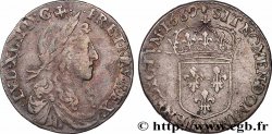 LOUIS XIV &nbsp;THE SUN KING&nbsp; Douzième d&nbsp;écu, portrait apollinien 1662 Saint-André de Villeneuve-lès-Avignon