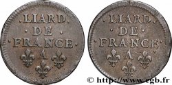 LOUIS XIV LE GRAND OU LE ROI SOLEIL Liard de cuivre s.m. Corbeil