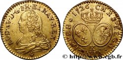 LOUIS XV THE BELOVED Louis d&nbsp;or aux écus ovales, buste habillé 1726 Bordeaux