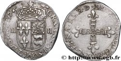 HENRI IV LE GRAND Quart d&nbsp;écu de Béarn 1597 Morlaàs