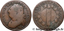 LOUIS XVI (MONARQUE CONSTITUTIONNEL)  12 deniers dit &nbsp;au faisceau&nbsp;, type FRANCOIS 1791 Marseille